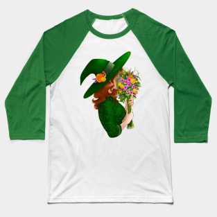 Green Witch Baseball T-Shirt